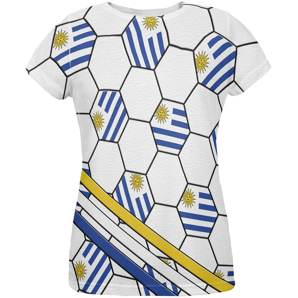 World Cup Uruguay Soccer Ball All Over Womens T Shirt sold by Old Glory product image thumbnail 2