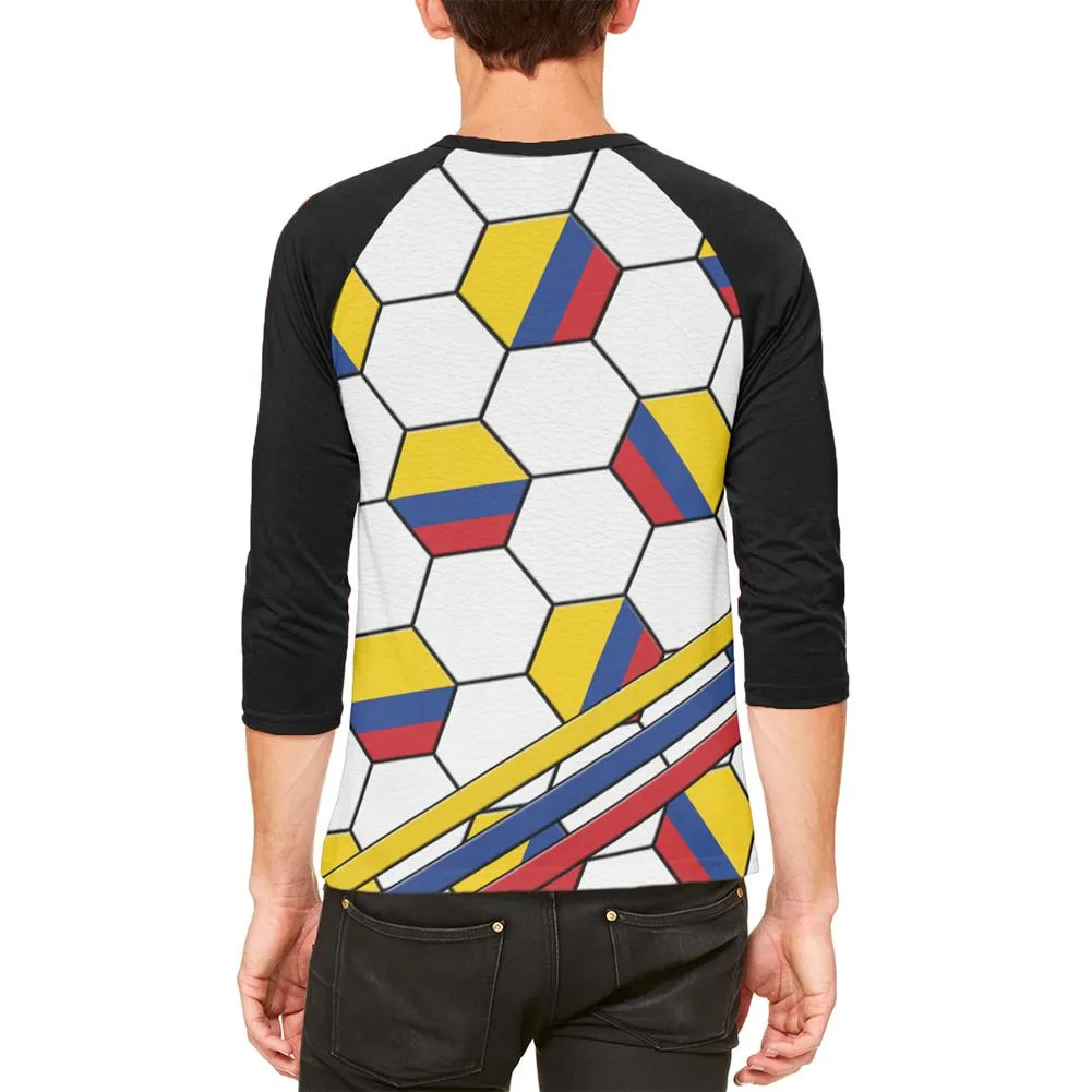 World Cup Colombia Soccer Ball Mens Raglan T Shirt sold by Old Glory product image thumbnail 2