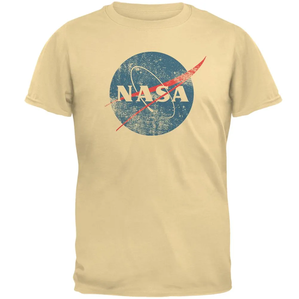 NASA Distressed Logo Mens T Shirt sold by Old Glory