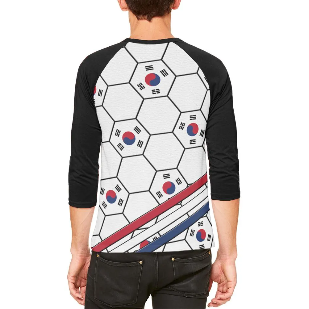 World Cup South Korea Soccer Ball Mens Raglan T Shirt sold by Old Glory product image thumbnail 2