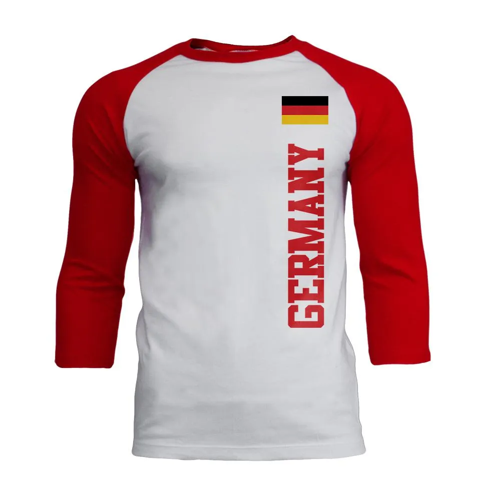 World Cup Germany Mens Soft Raglan T Shirt sold by Old Glory