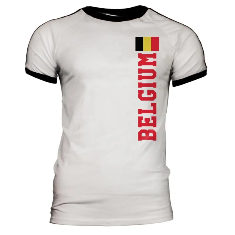World Cup Belgium Mens Soccer Jersey T-Shirt sold by Old Glory