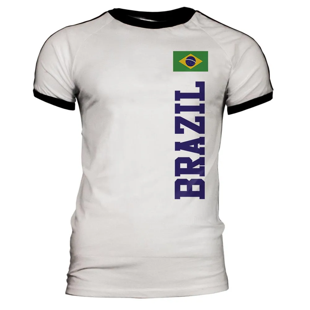 World Cup Brazil Mens Soccer Jersey T-Shirt sold by Old Glory