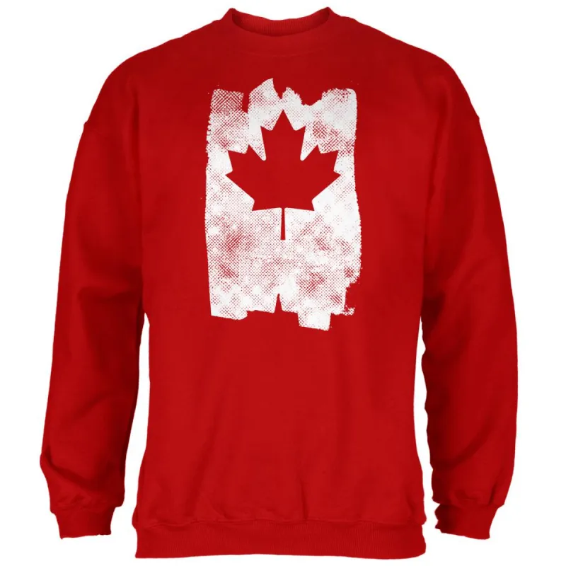 Graffiti Maple Leaf Canadian Flag Mens Sweatshirt sold by Old Glory