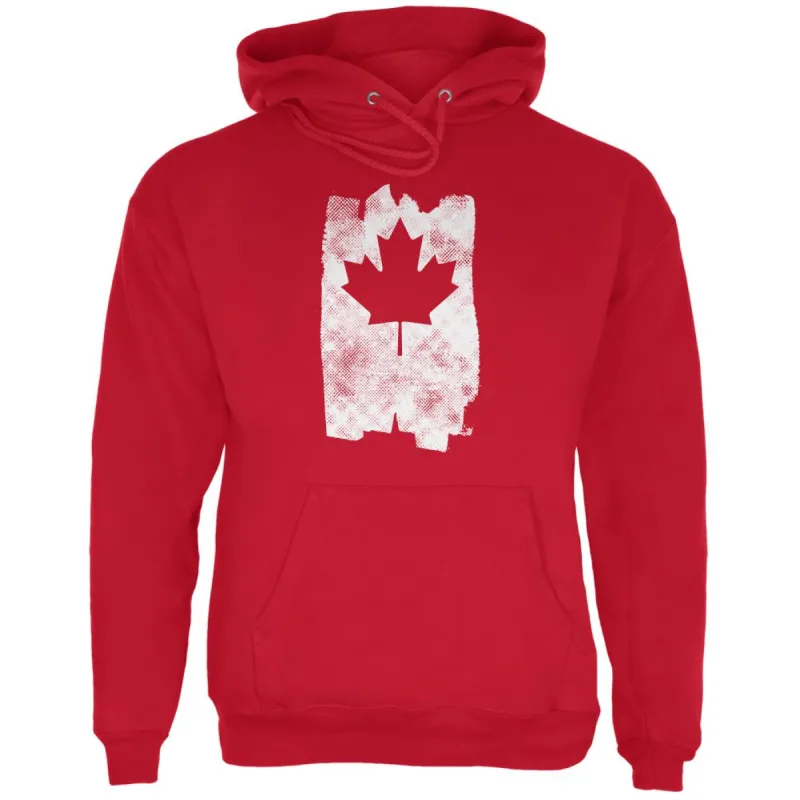 Graffiti Maple Leaf Canadian Flag Mens Hoodie sold by Old Glory