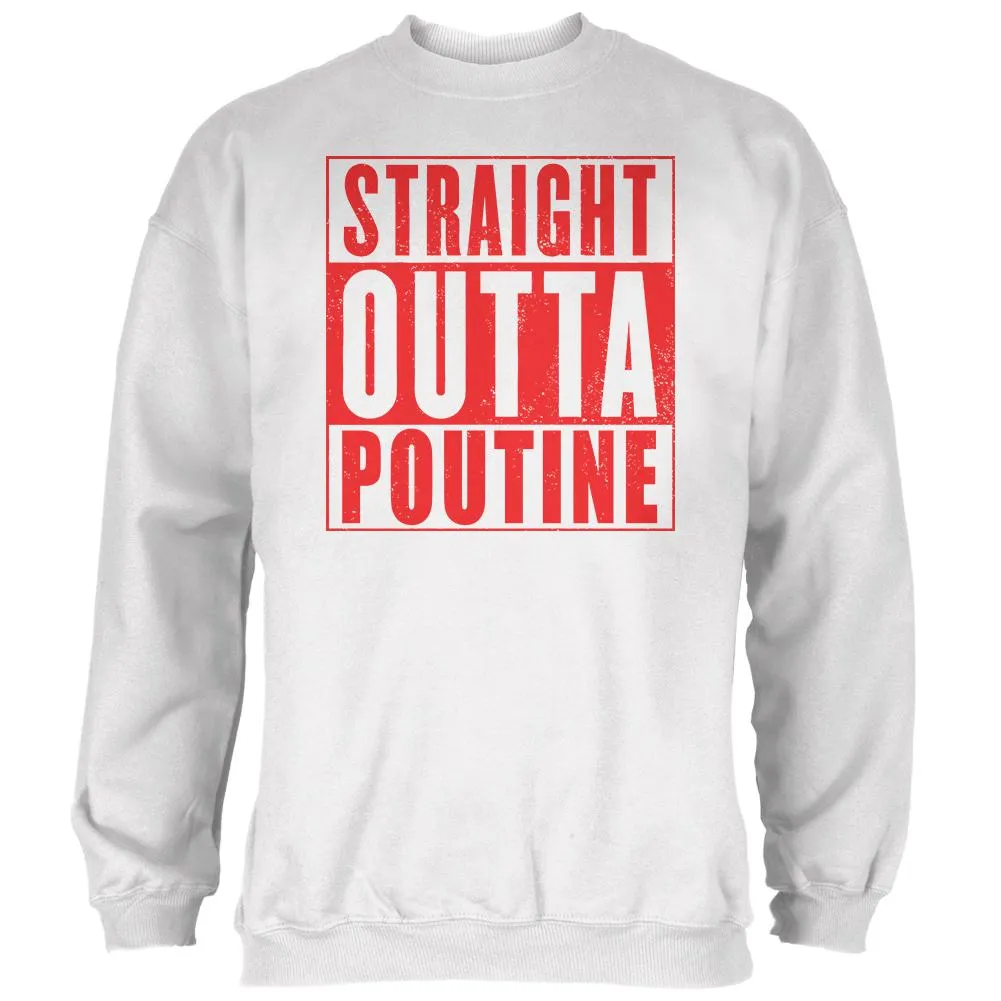 Straight Outta Poutine Mens Sweatshirt sold by Old Glory