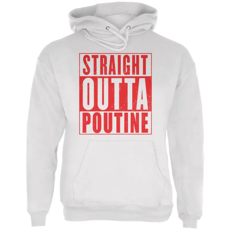 Straight Outta Poutine Mens Hoodie sold by Old Glory