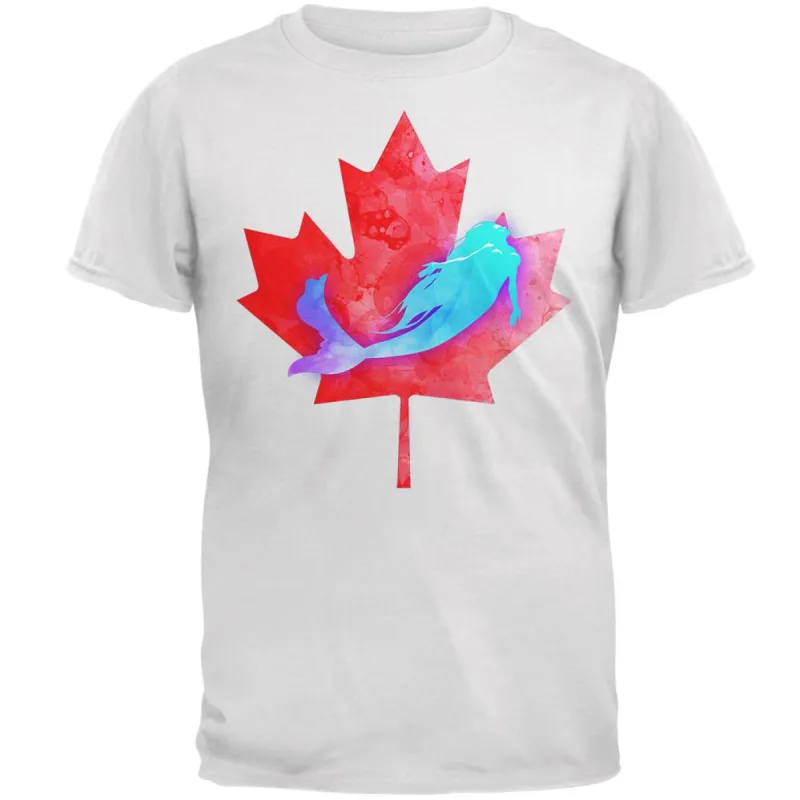 Canadian Mermaid Mens T Shirt sold by Old Glory