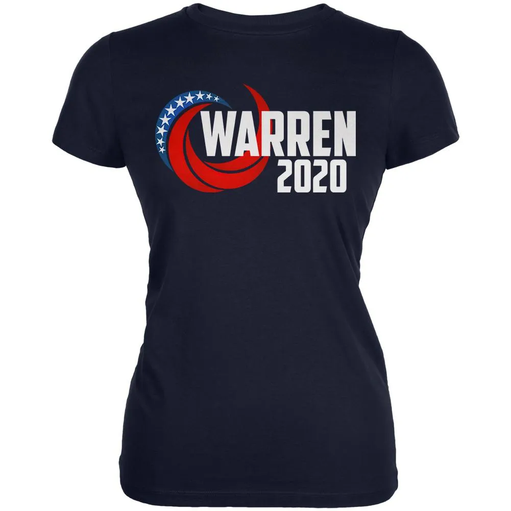 Presidential Election 2020 Elizabeth Warren Swoosh Juniors Soft T Shirt sold by Old Glory