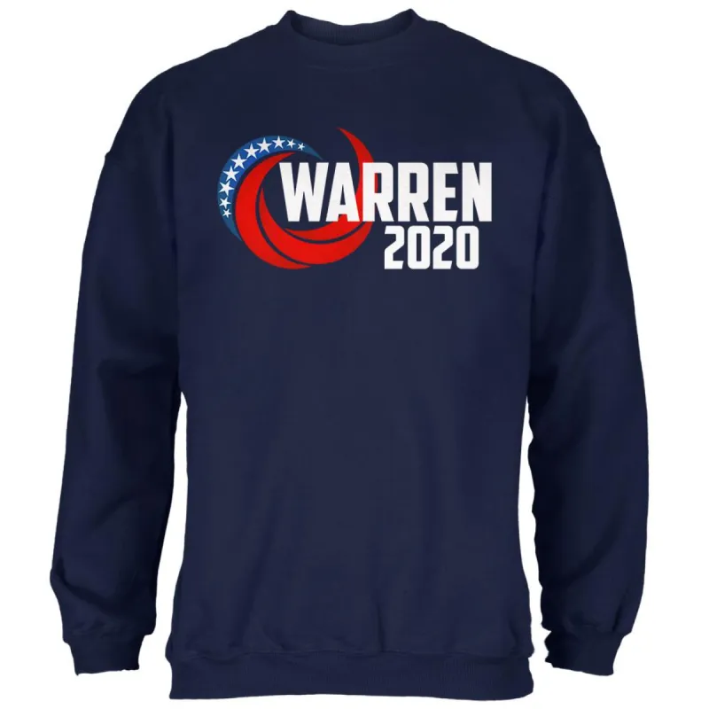 Presidential Election 2020 Elizabeth Warren Swoosh Mens Sweatshirt sold by Old Glory