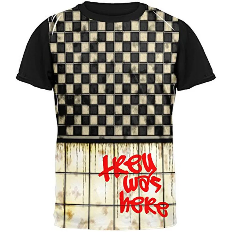 TREY Was Here Graffiti Adult Black Back T-Shirt sold by Old Glory