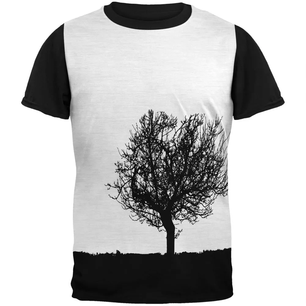 Tree Silhouette Adult Black Back T-Shirt sold by Old Glory