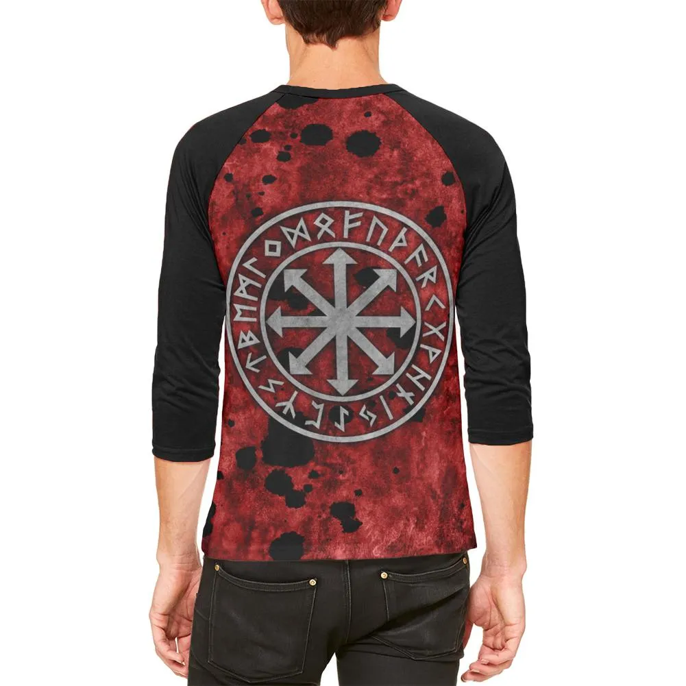 Viking Warrior Chaos Symbol Mens Raglan T Shirt sold by Old Glory product image thumbnail 2