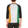 St Patrick's Day Vintage Irish Map Flag Distressed Mens Raglan T Shirt sold by Old Glory