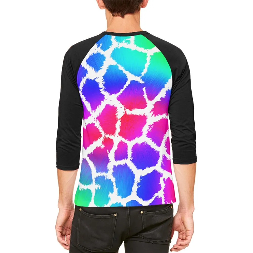 Show Your Colors Spots Gay Pride Rainbow Mens Raglan T Shirt sold by Old Glory product image thumbnail 2