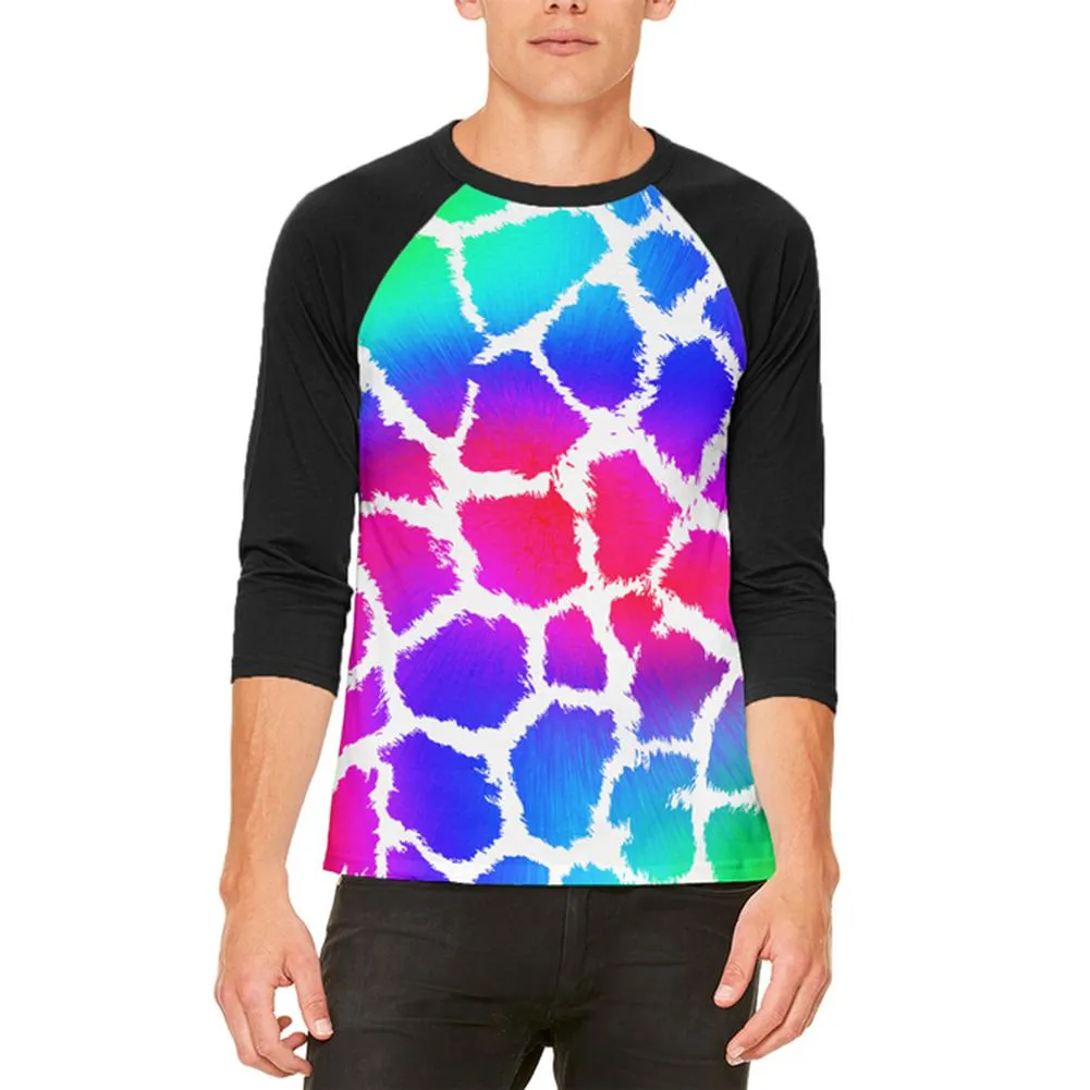 Show Your Colors Spots Gay Pride Rainbow Mens Raglan T Shirt sold by Old Glory