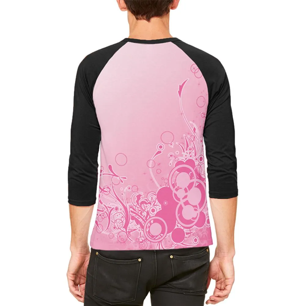Pink Ombre Day Dream Mens Raglan T Shirt sold by Old Glory product image thumbnail 2