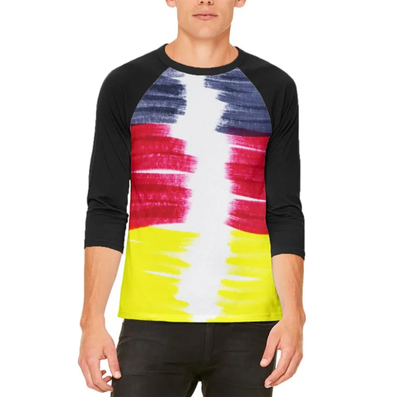 Oktoberfest Color Me German Mens Raglan T Shirt sold by Old Glory