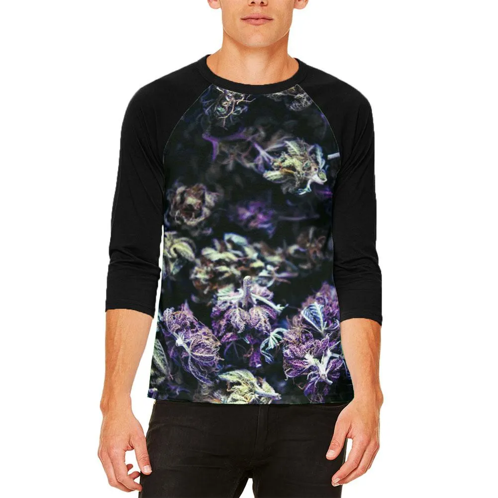 Marijuana Purple Haze Mens Raglan T Shirt sold by Old Glory