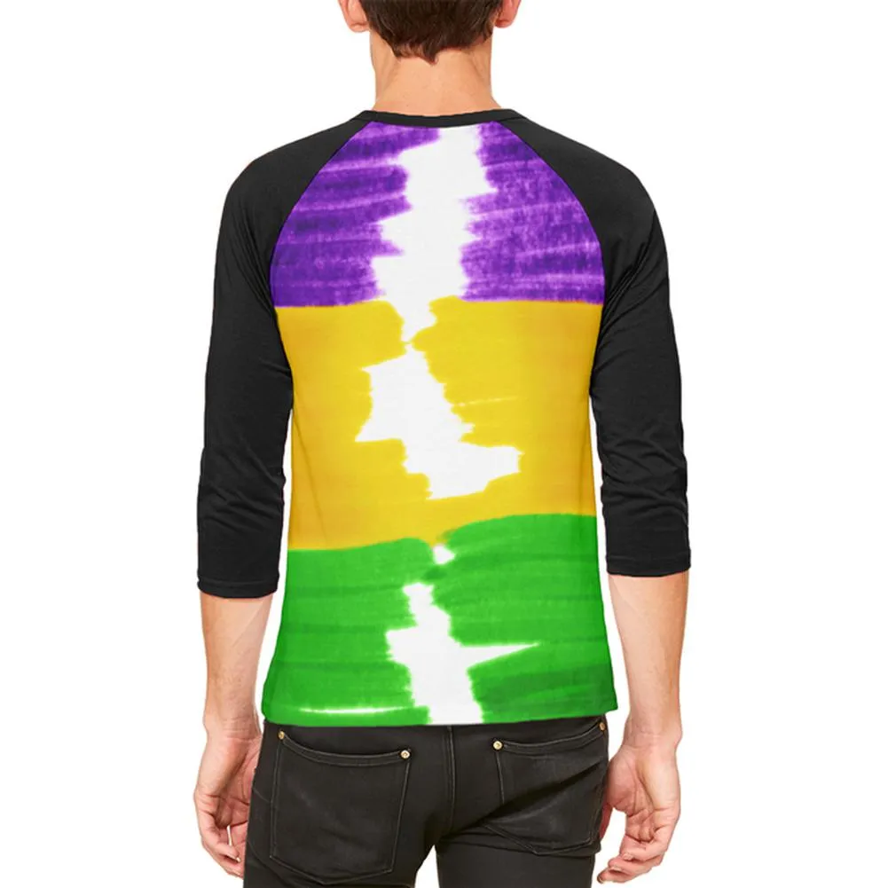 Mardi Gras Color Me Cajun Mens Raglan T Shirt sold by Old Glory product image thumbnail 2