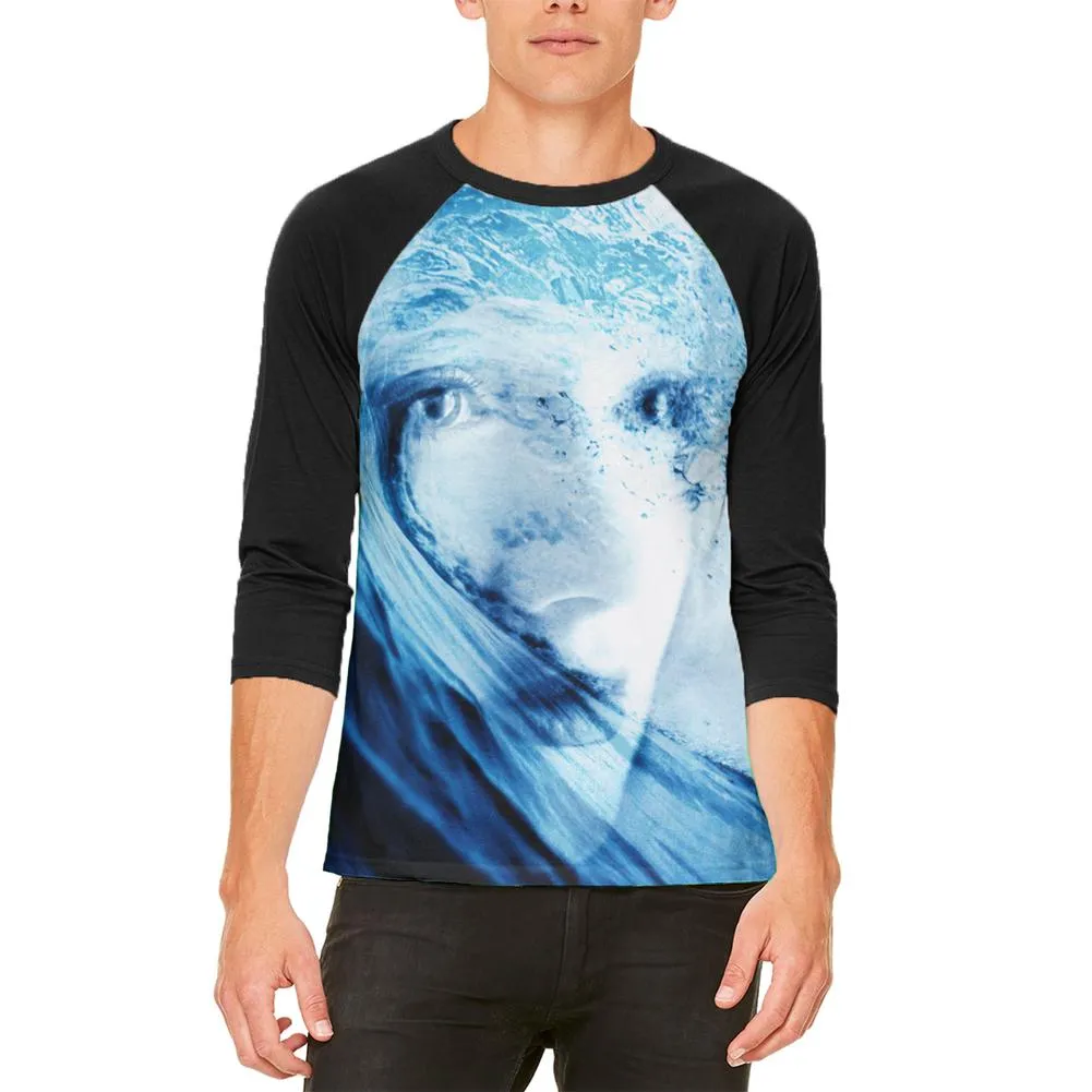 Beware The Siren Song Of Sadness Mens Raglan T Shirt sold by Old Glory