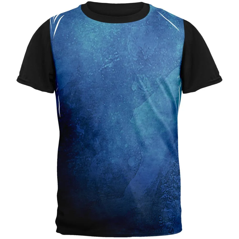 Solar System Planet Neptune Adult Black Back T-Shirt sold by Old Glory