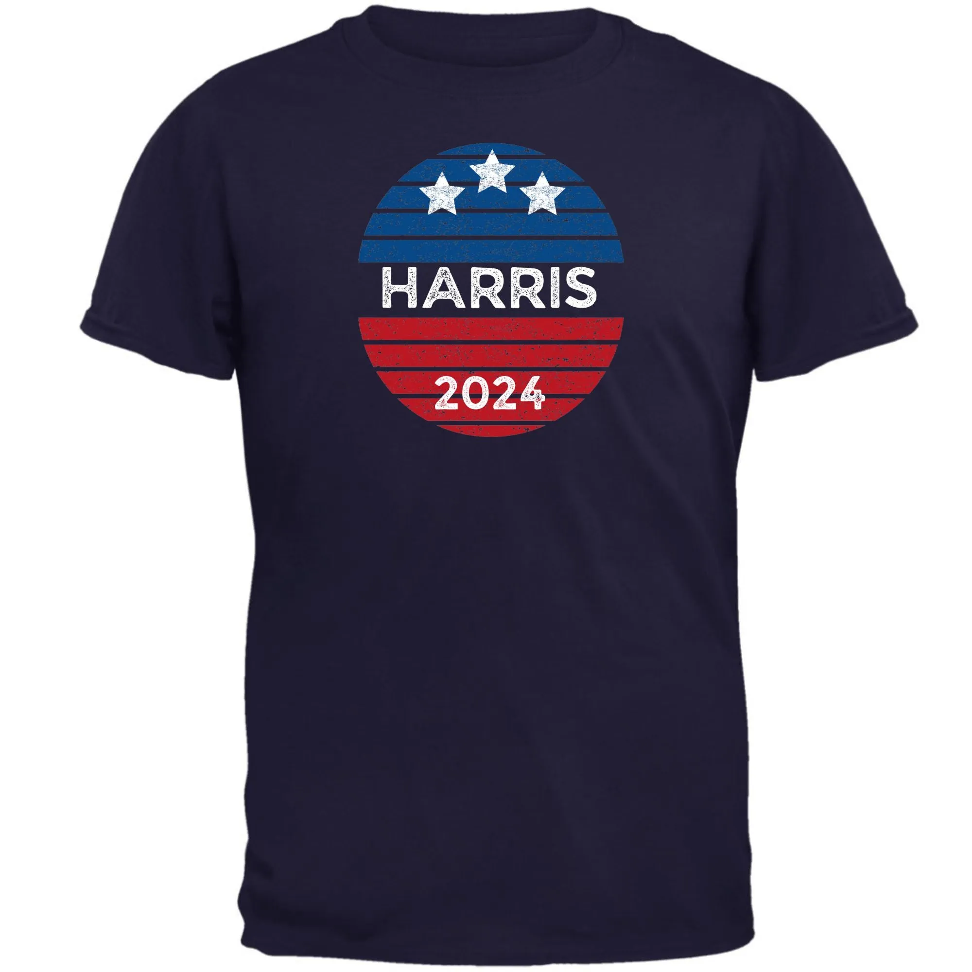 Election 2024 Kamala Harris Patriotic Vintage Sunset 2024 Mens T Shirt sold by Old Glory product image thumbnail 3