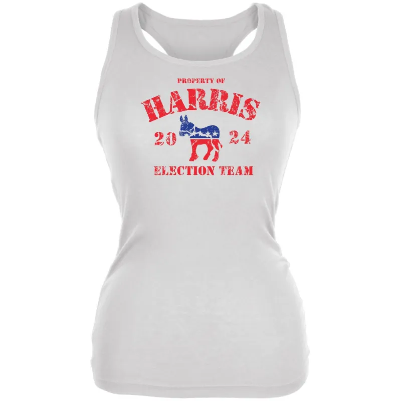 Election 2024 Property of Harris Election 2024 Juniors Tank Top sold by Old Glory