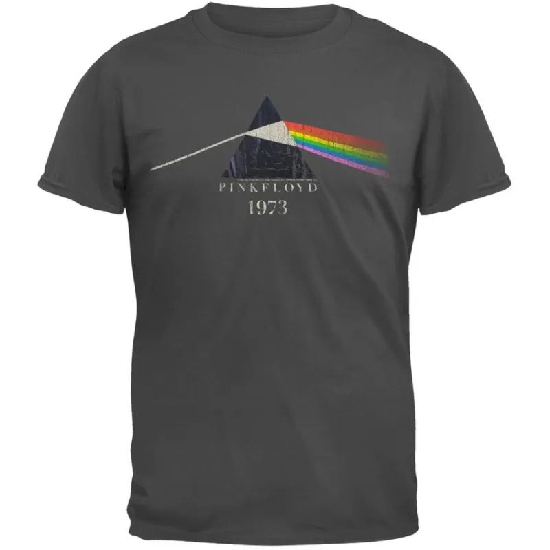 Pink Floyd - 1973 Crackle Prism Logo T-Shirt sold by Old Glory