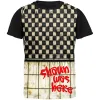 SHAUN Was Here Graffiti Adult Black Back T-Shirt sold by Old Glory