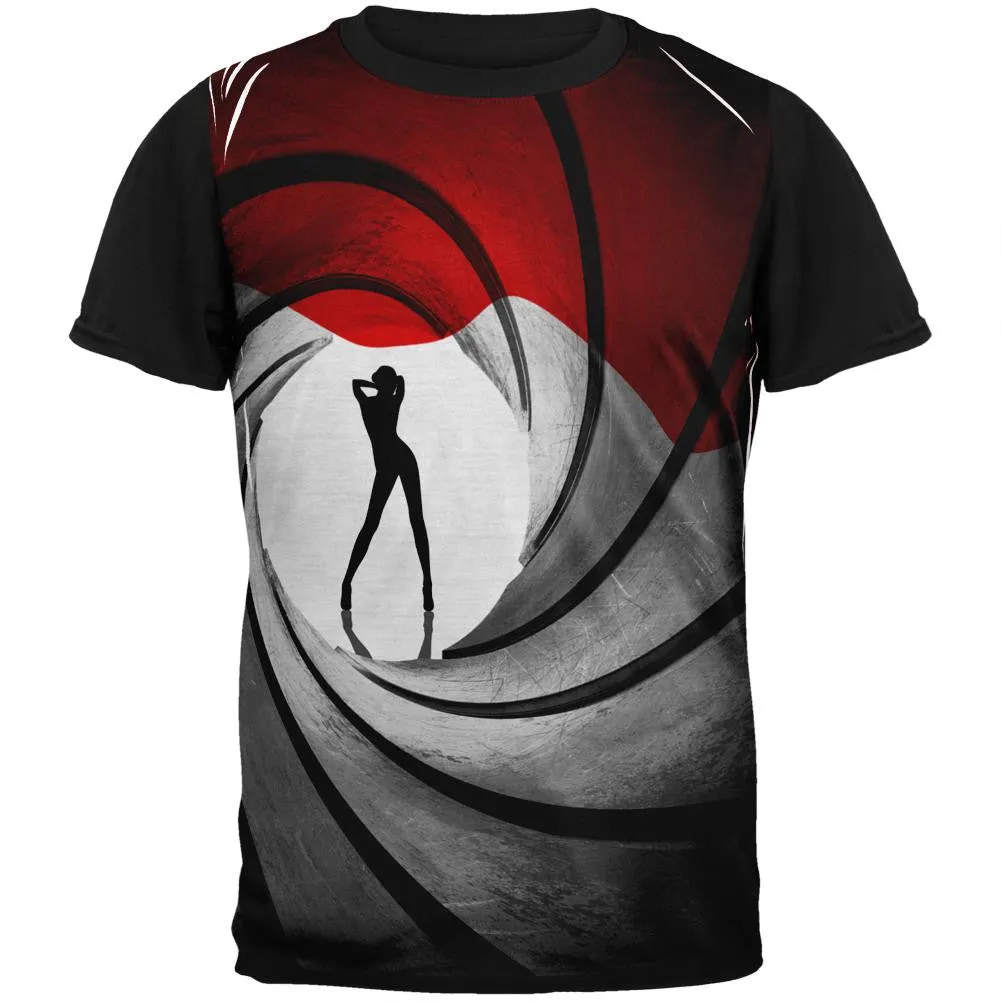 Secret Agent Adult Black Back T-Shirt sold by Old Glory