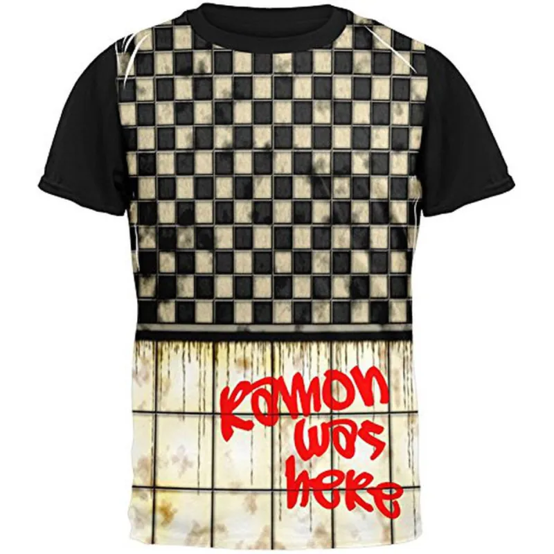 RAMON Was Here Graffiti Adult Black Back T-Shirt sold by Old Glory