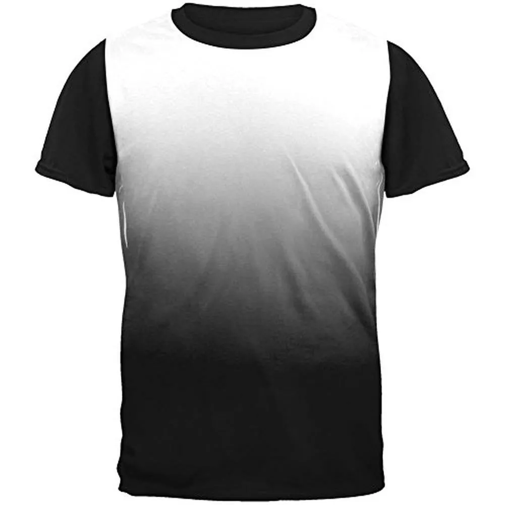 Fade to Black All Over Mens Black Back T Shirt sold by Old Glory