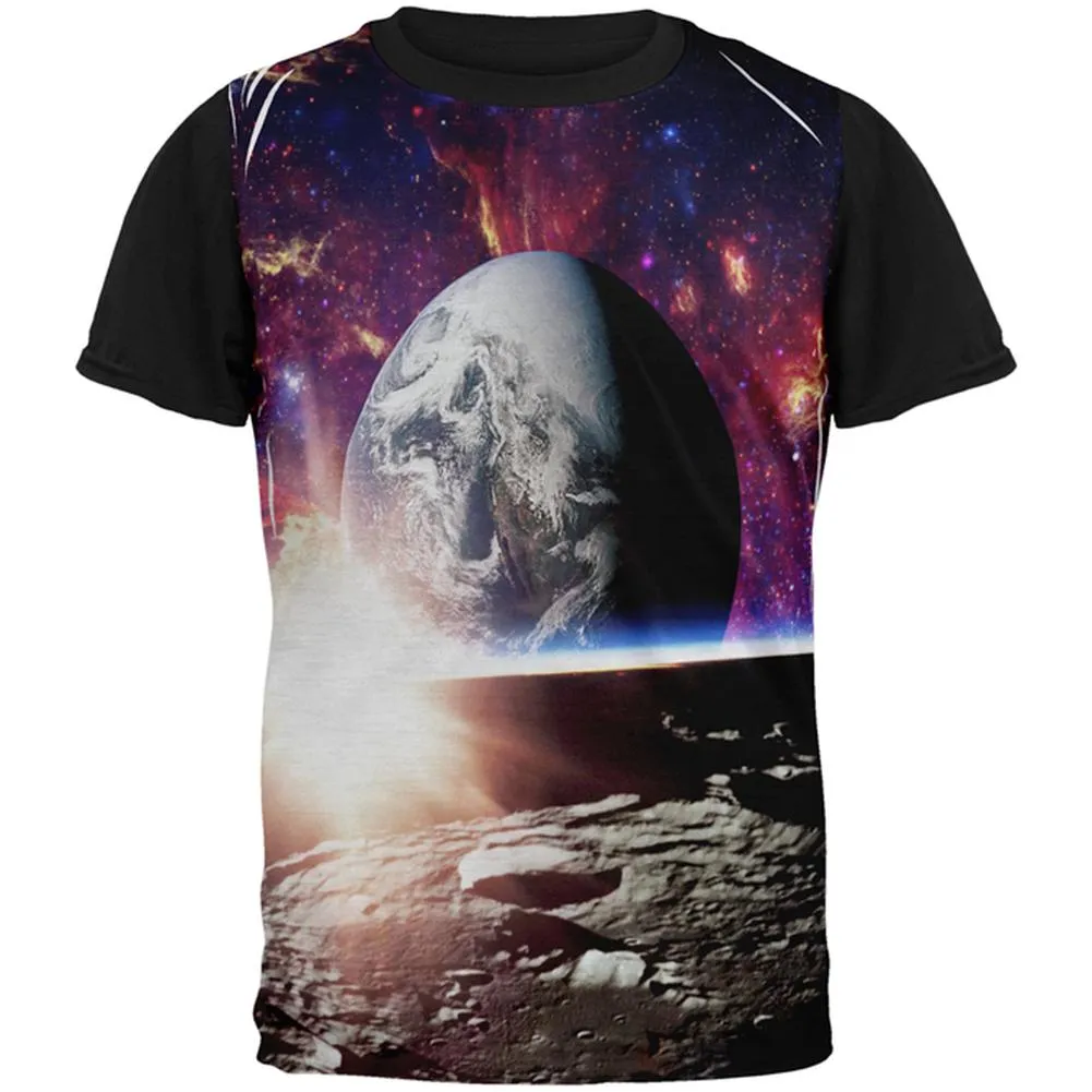 Explore The Infinity Of Space All Over Mens Black Back T Shirt sold by Old Glory