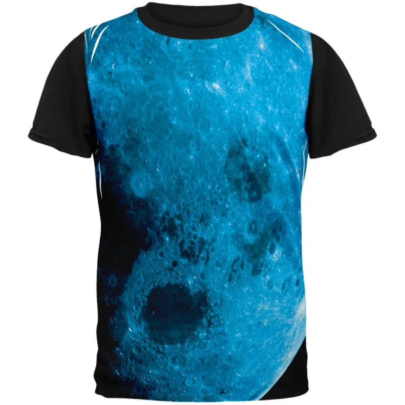 Once in a Blue Moon Adult Black Back T-Shirt sold by Old Glory