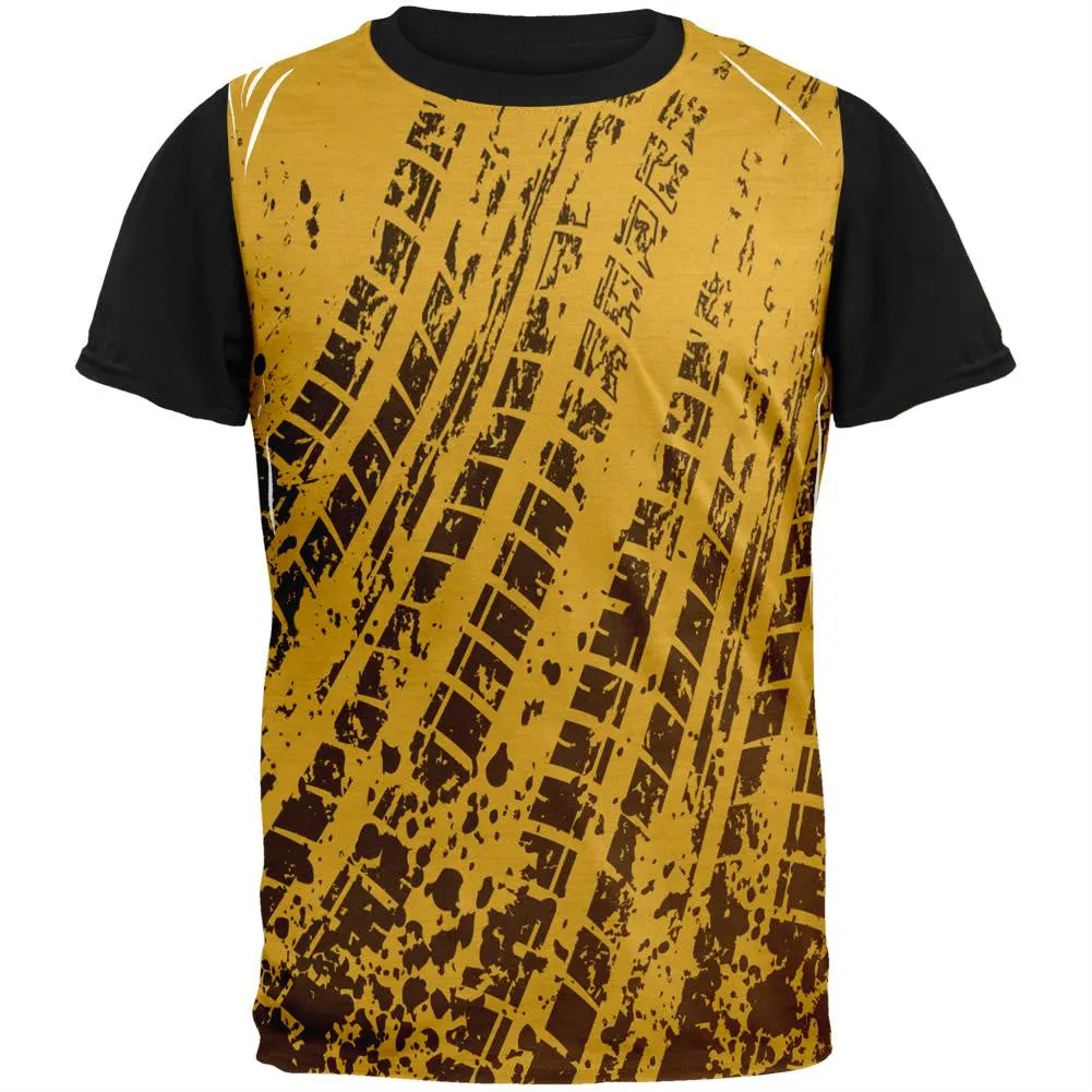 Mud & Tire Tracks Adult Black Back T-Shirt sold by Old Glory