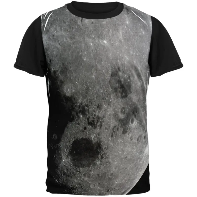 Moon Adult Black Back T-Shirt sold by Old Glory