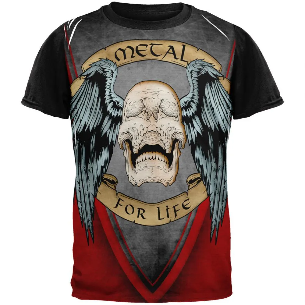 Metal Music for Life Adult Black Back T-Shirt sold by Old Glory