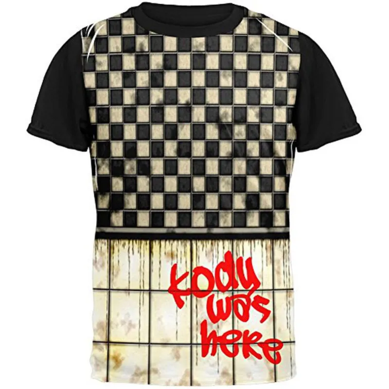 KODY Was Here Graffiti Adult Black Back T-Shirt sold by Old Glory