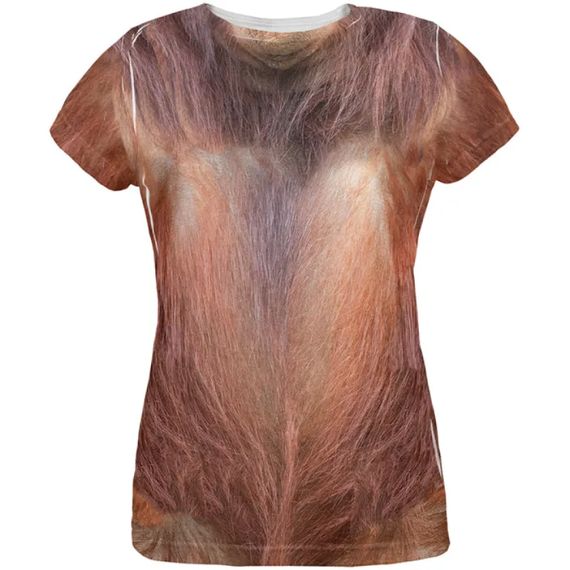 Halloween Orangutan Costume All Over Womens T Shirt sold by Old Glory