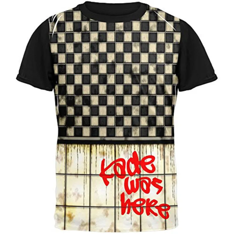 KADE Was Here Graffiti Adult Black Back T-Shirt sold by Old Glory