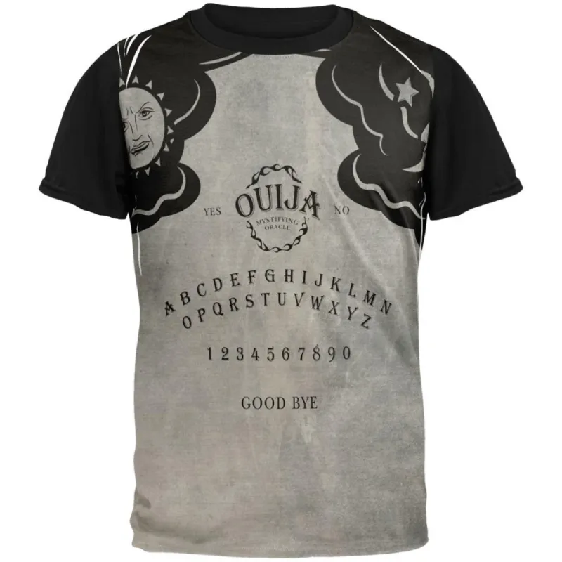 Halloween Ouija Board Costume Adult Black Back T-Shirt sold by Old Glory