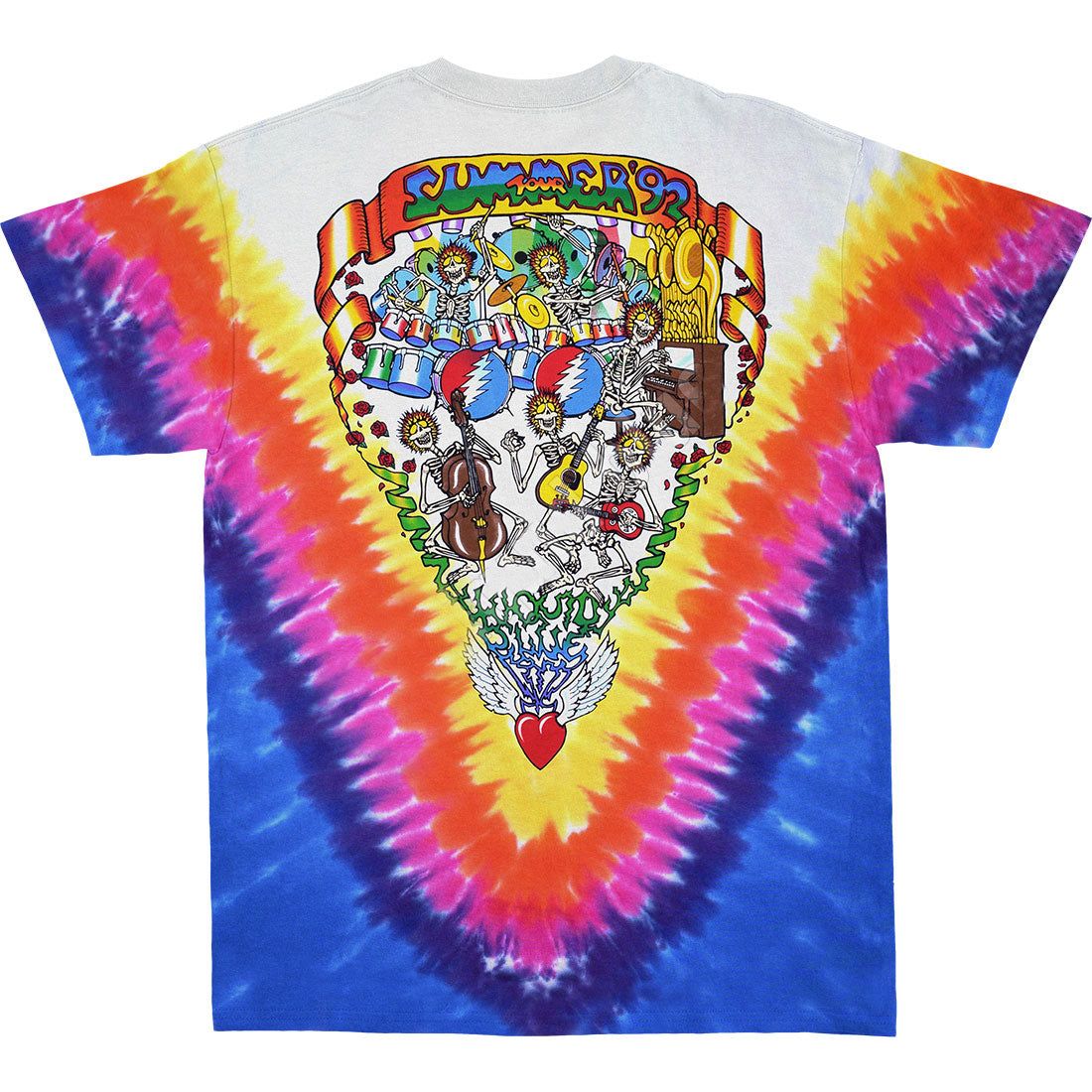 Grateful Dead - Summer Tour 92 Tie Dye Mens T Shirt sold by Old Glory product image thumbnail 2