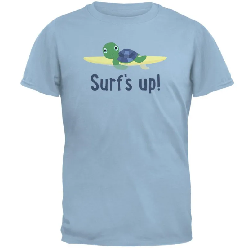 Sea Turtle Surf's Up Summer Cute Mens T Shirt sold by Old Glory