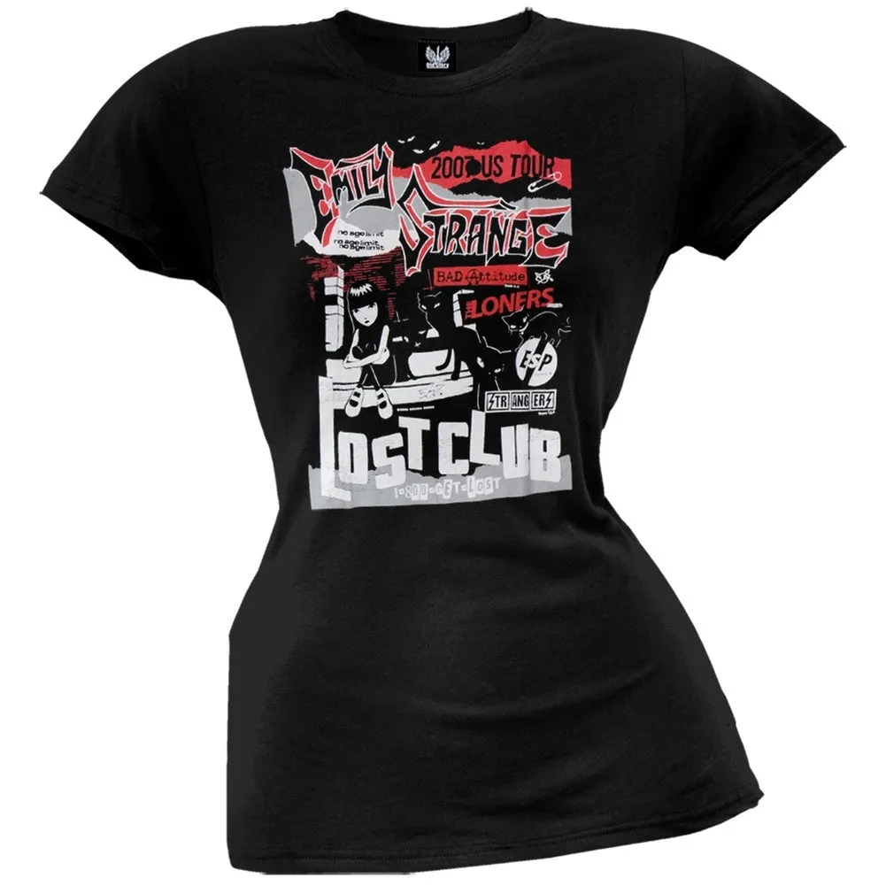 Emily The Strange - Punk Flyer Juniors T-Shirt sold by Old Glory