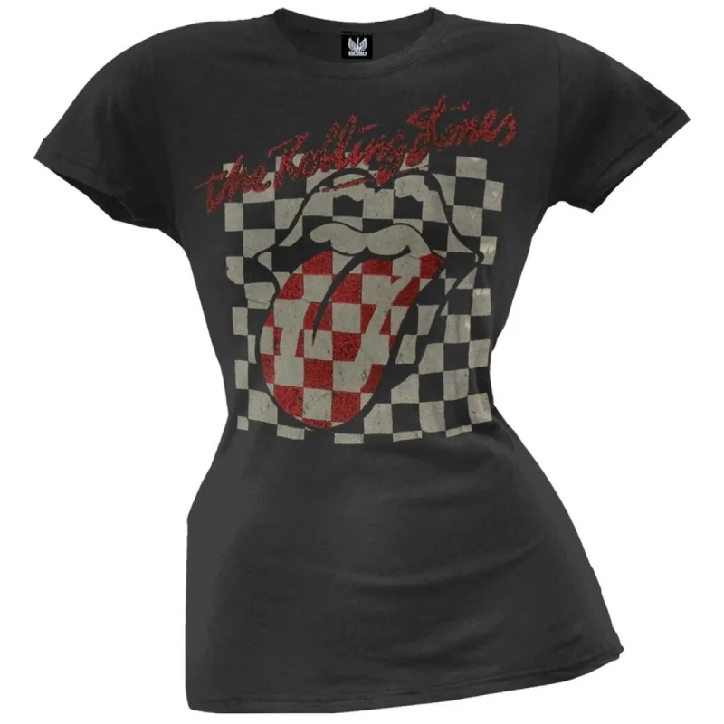 Rolling Stones - Checkers Juniors T-Shirt sold by Old Glory