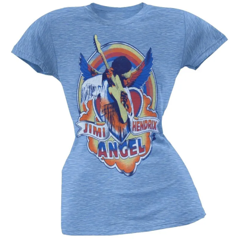 Jimi Hendrix - Angel Juniors T-Shirt sold by Old Glory