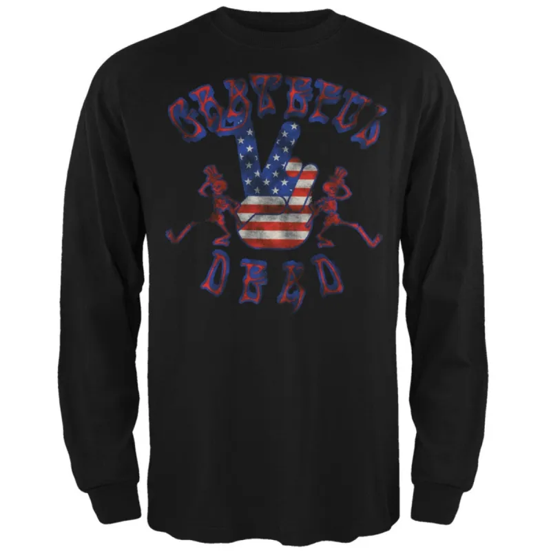 Grateful Dead - Peace Hand Long Sleeve T-Shirt sold by Old Glory