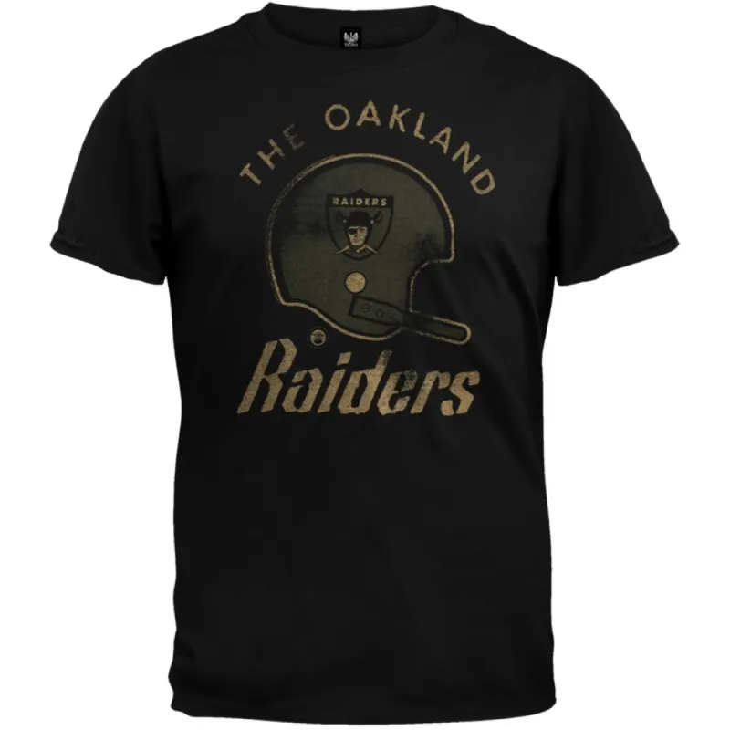 Oakland Raiders - Vintage Helmet Soft T-Shirt sold by Old Glory