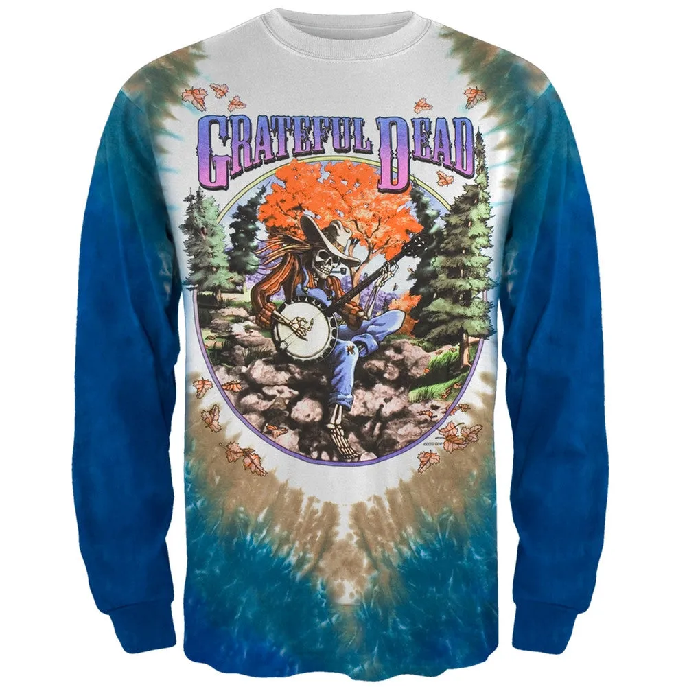 Grateful Dead - Banjo Tie Dye Long Sleeve T-Shirt sold by Old Glory